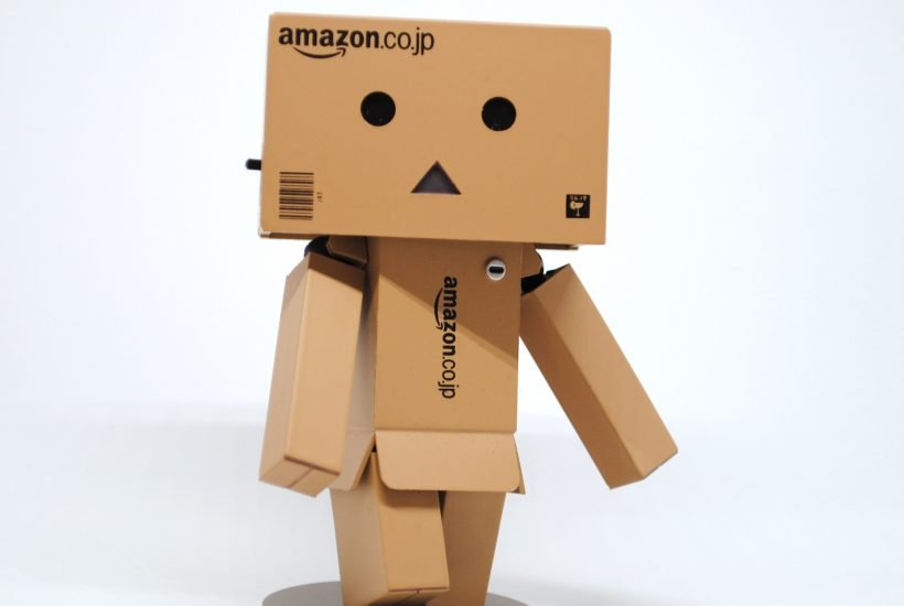 Cardboard box man